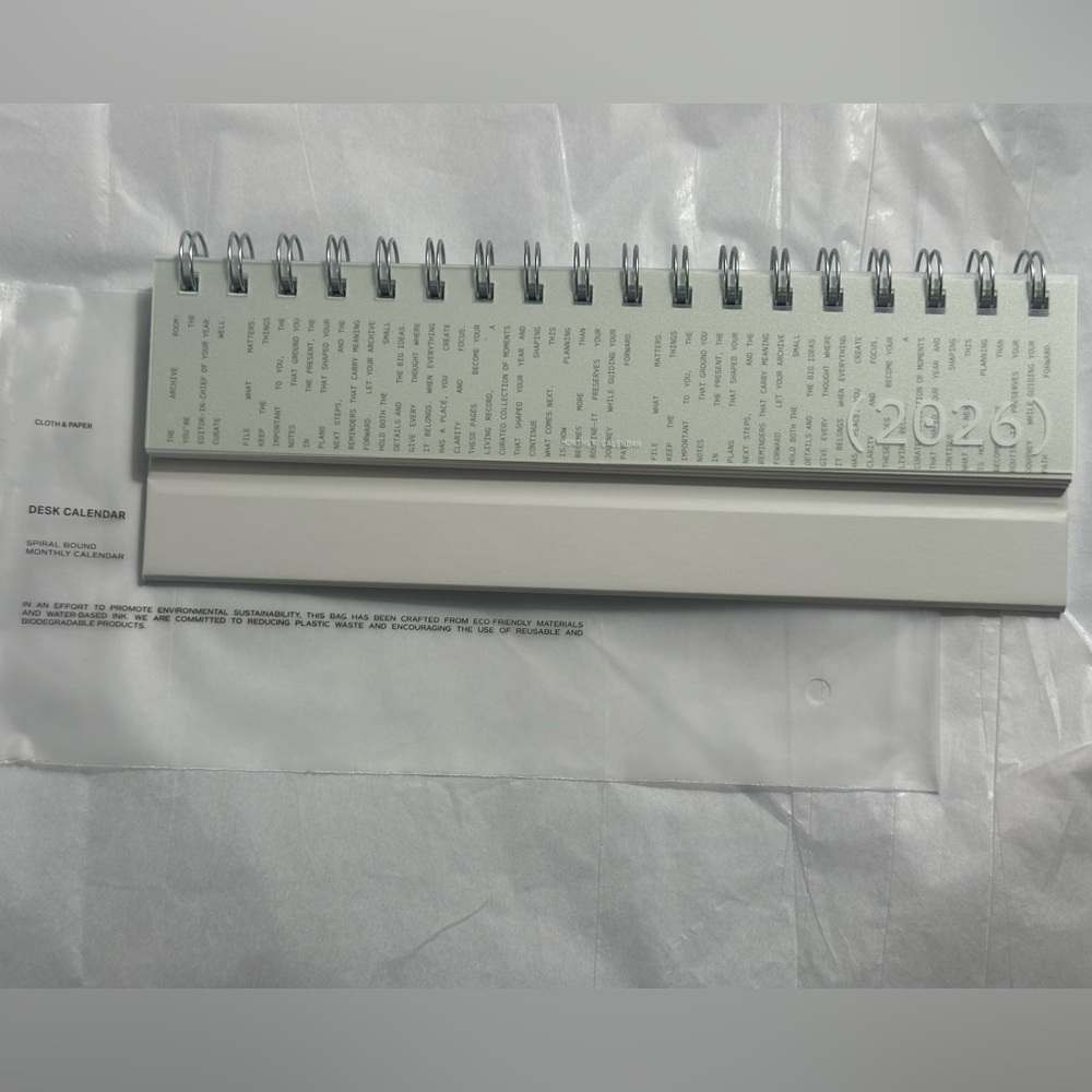 Cloth & Paper (C&P) Flip Calendar